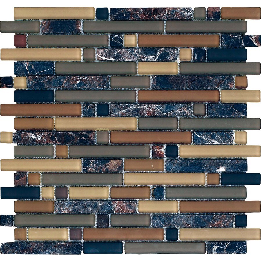 EPOCH Architectural Surfaces 1651 Varietals Multi Multi-finish Stone and glass 4.84-sq ft Box only )
