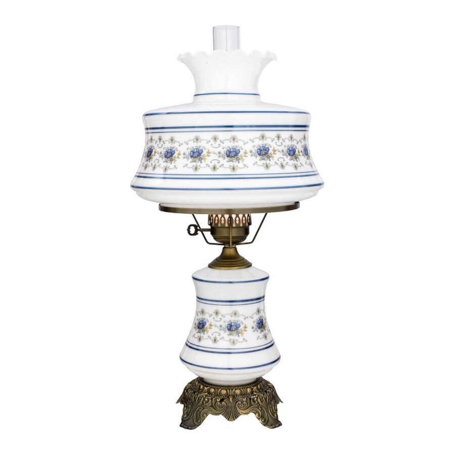 Quoizel Abigail Adams 28in Antique Brass Rotary Socket Table Lamp with