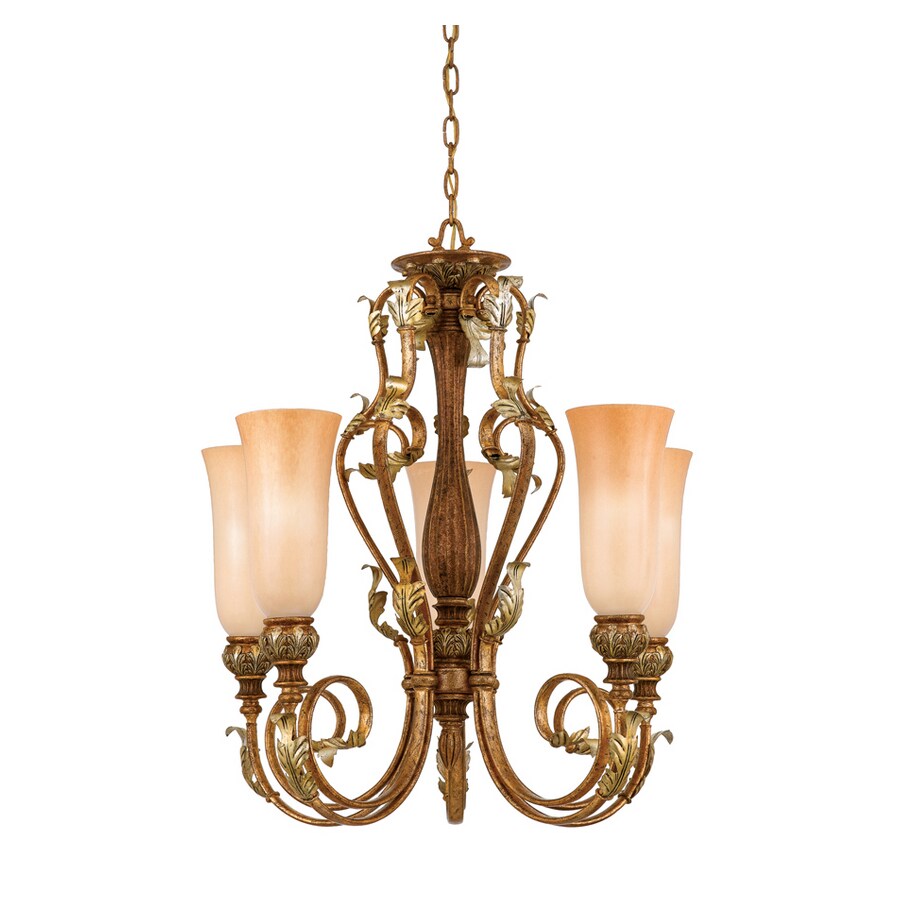Quoizel 5-Light Guinevere Bright Gold Chandelier at Lowes.com