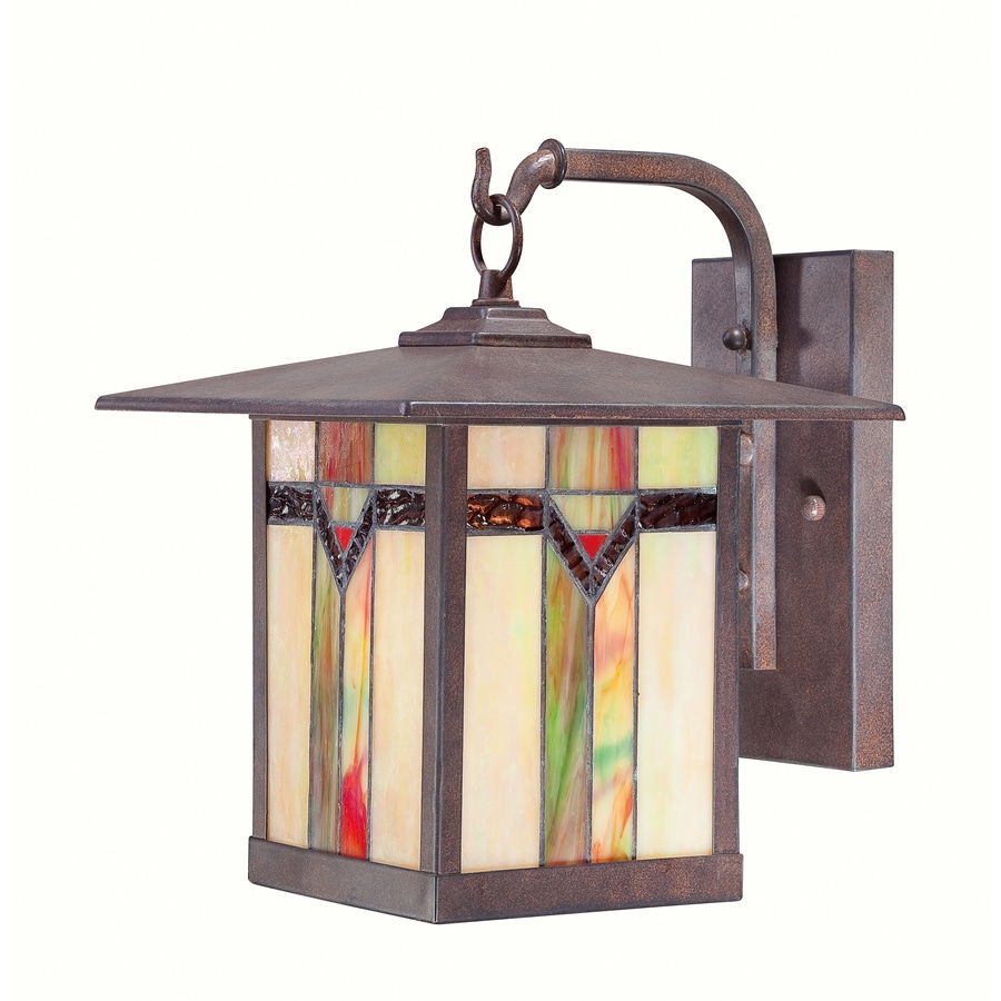 Shop allen + roth Vistora 11.75in H Bronze Outdoor Wall Light at