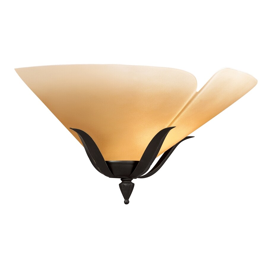 Clearance Lighting And Ceiling Fans At Lowes Portfolio 16 In W 1 Light Bronze Pocket Wall Sconce
