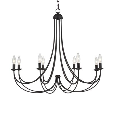 Quoizel Mirren 6-Light Western Bronze Traditional Chandelier Quoizel Mirren 6-Light Western Bronze Traditional Chandelier