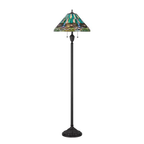 Quoizel King 62 In Vintage Bronze Floor Lamp At Lowes Com