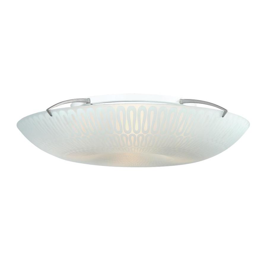 Shop Quoizel Palladian 19.7-in W Silver Flush Mount Light ...