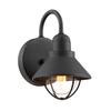 Shop Quoizel Cape Cod 9.5-in H Black Outdoor Wall Light at Lowes.com