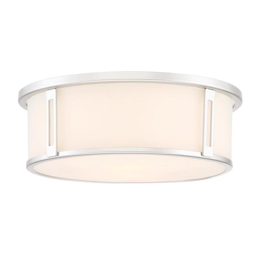 Harbor 12 91 In Silver Modern Contemporary Flush Mount Light