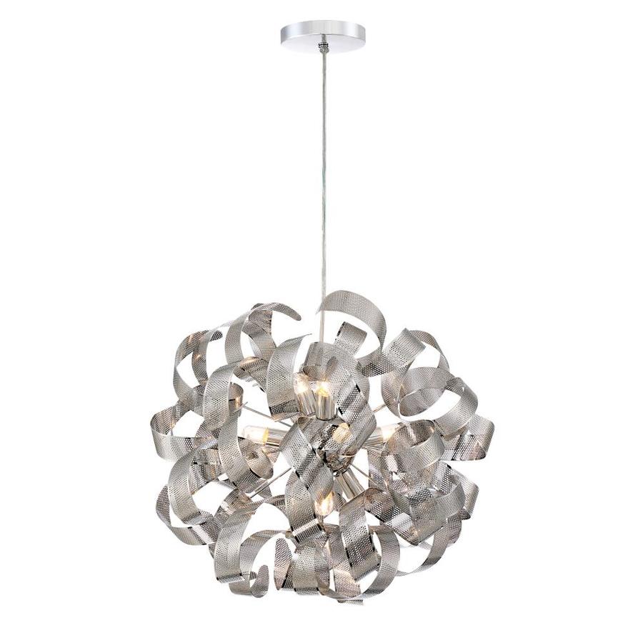 Lace Polished Chrome Pendant Light Transitional Pendant Light