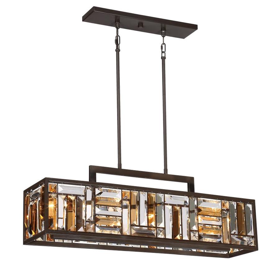 Crossing Bronze Kitchen Island Light Casual Transitional Pendant Light