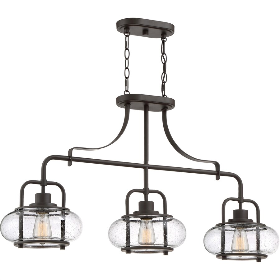 Kichler Barrington Distressed Black And Wood Pendant Light Rustic