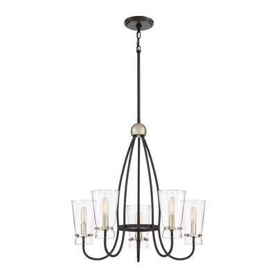 Quoizel Midnight 5-Light Western Bronze Modern/Contemporary Chandelier Quoizel Midnight 5-Light Western Bronze Modern/Contemporary Chandelier