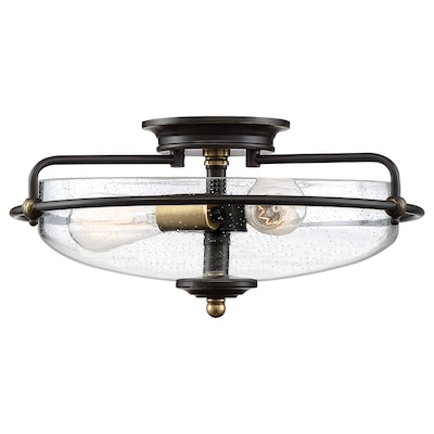 Quoizel Griffin 16 75 In Palladian Bronze Transitional Flush Quoizel Griffin 16 75 In Palladian Bronze Transitional Flush