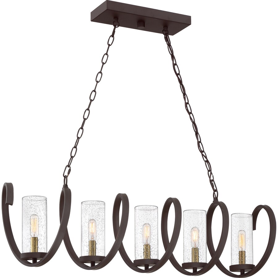 Quoizel Tumult Western Bronze Kitchen Island Light Transitional