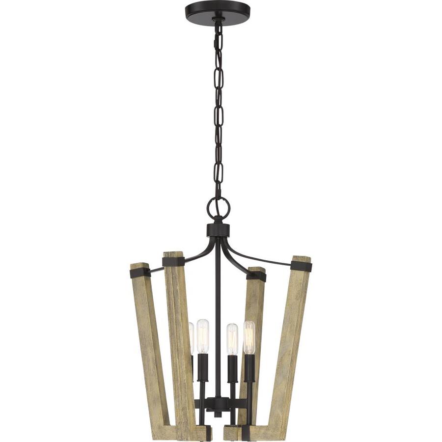 Quoizel Plains 4 Light Western Bronze Transitional Candle