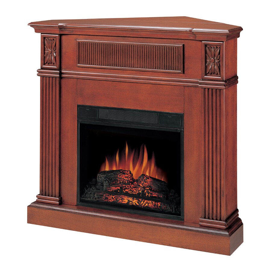 Style Selections 23 Cherry Electric Vent Free Fireplace At Lowes Com