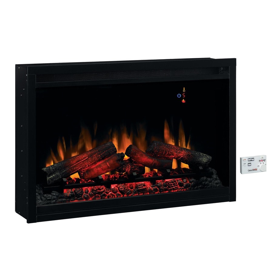 Classicflame 36 In Black Electric Fireplace Insert At Lowes Com