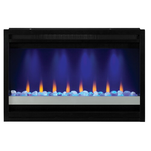 ClassicFlame 8-in Black Electric Fireplace Insert at Lowes.com