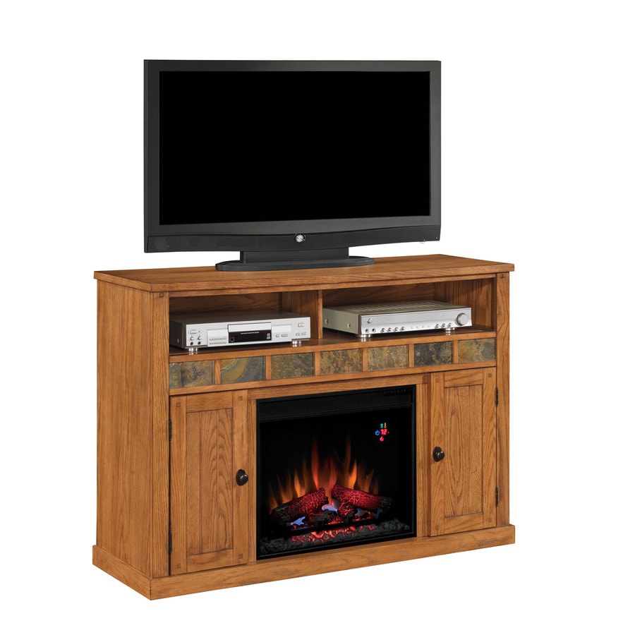 52 In Oak Wall Fireplace Mantel At Lowes Com