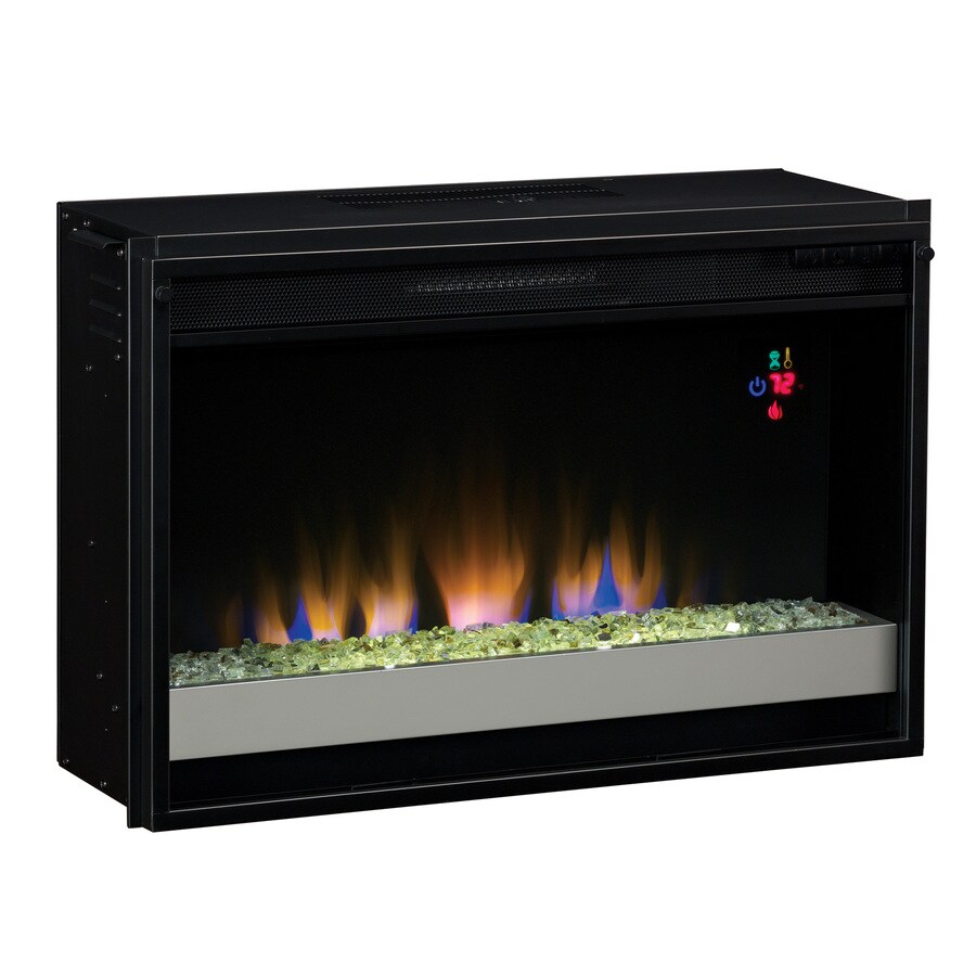 27in Black Electric Fireplace Insert at