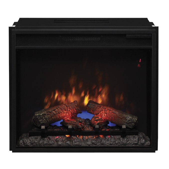25.1875in Black Electric Fireplace Insert in the Electric Fireplace Inserts department at