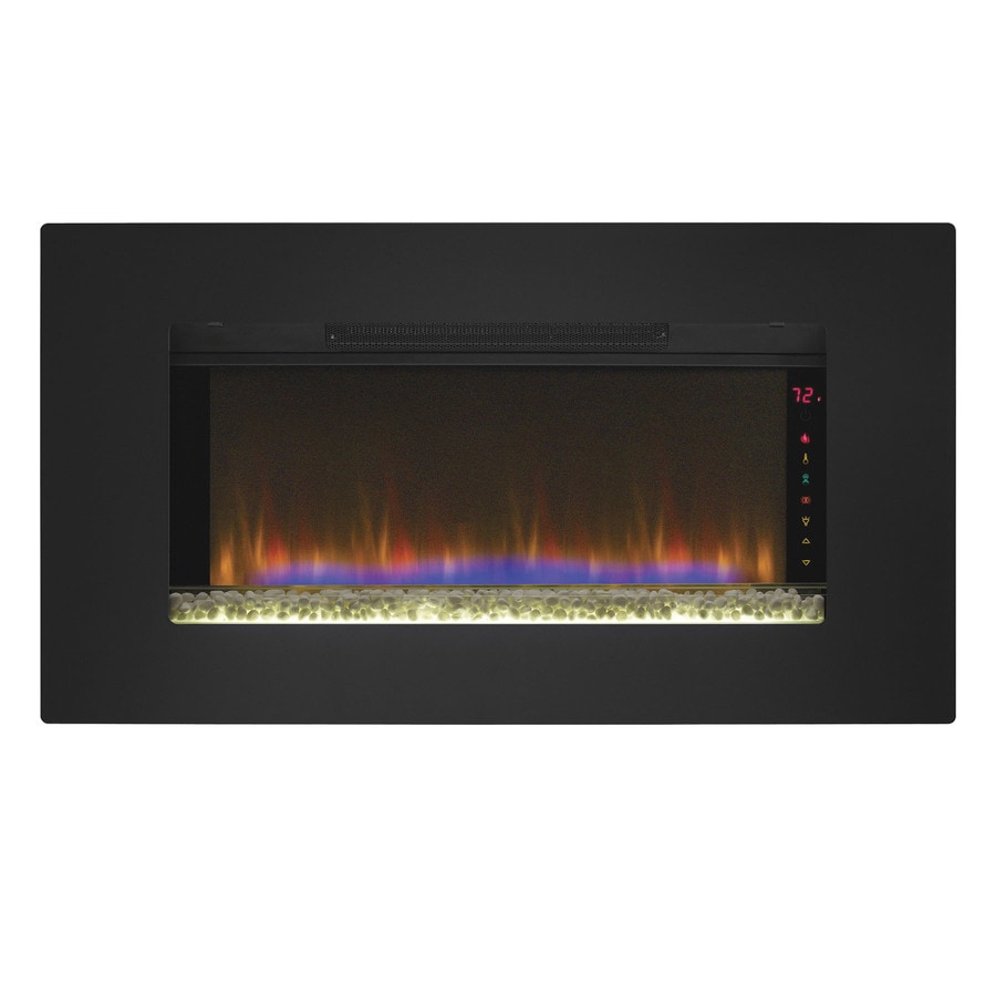 Shop ClassicFlame 36in Black Electric Fireplace Insert at Lowes.com