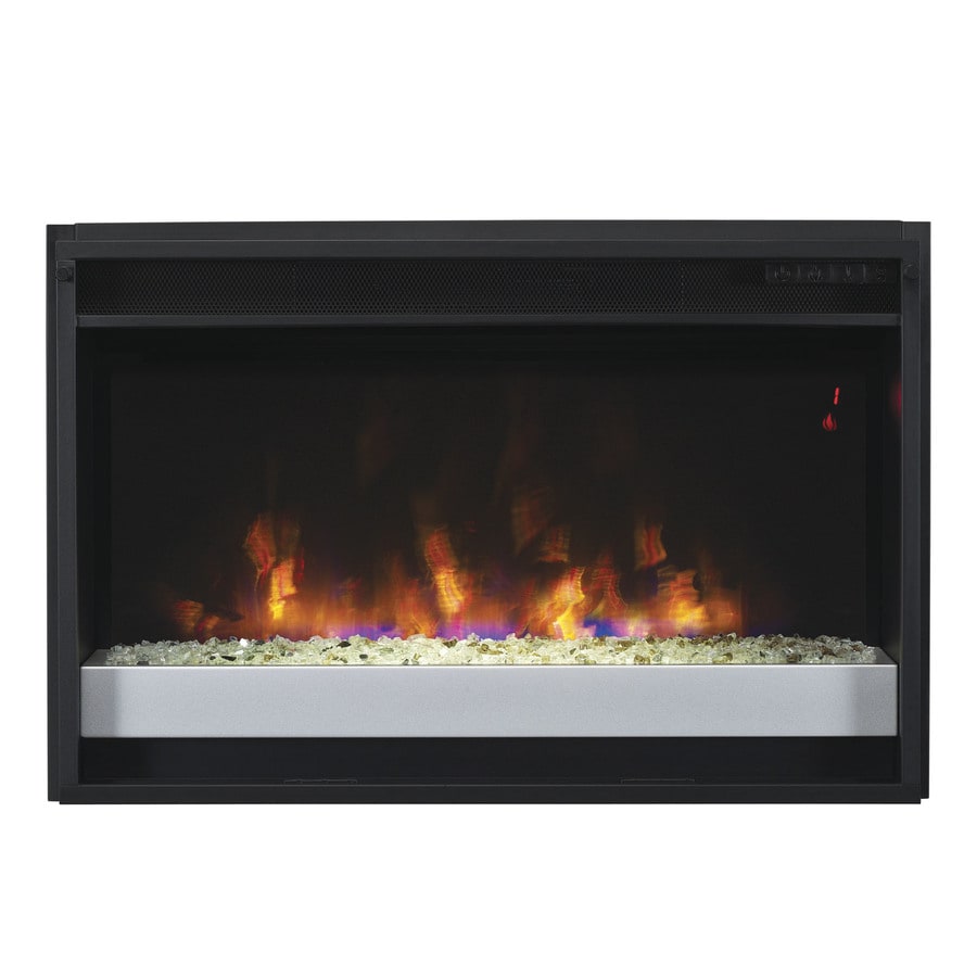 ClassicFlame 27in Black Electric Fireplace Insert at