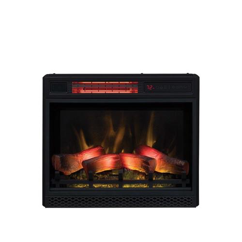 Classicflame 23 6 In W Black Infrared Quartz Electric Fireplace At