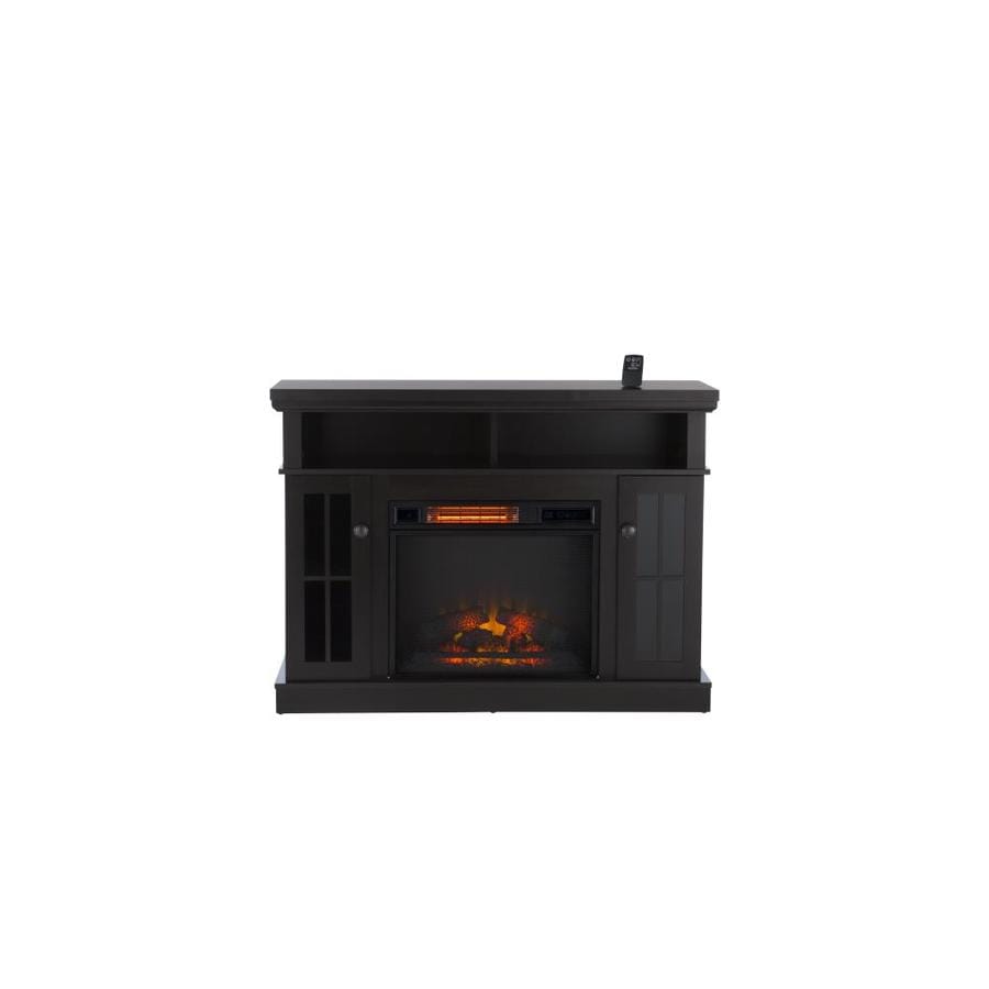 Duraflame 47 75 In W Espresso Infrared Quartz Electric Fireplace