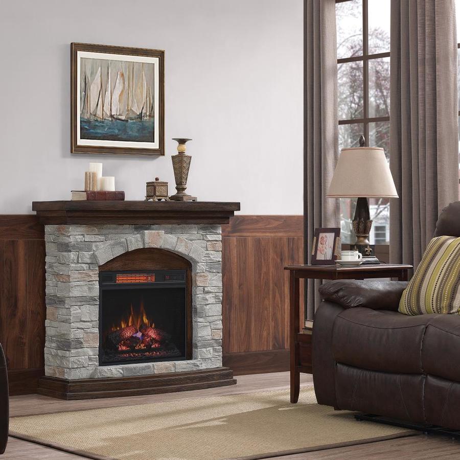 Duraflame 45-in W Brown Grey Infrared Quartz Electric ...