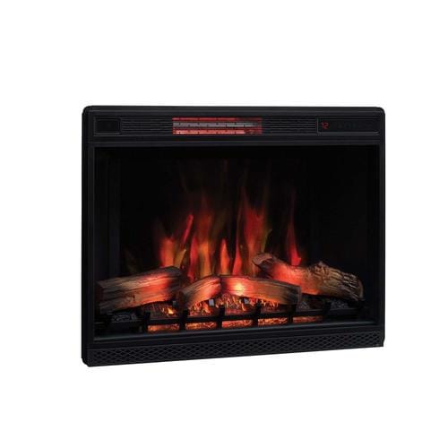 ClassicFlame 27in Black Electric Fireplace Insert in the Electric