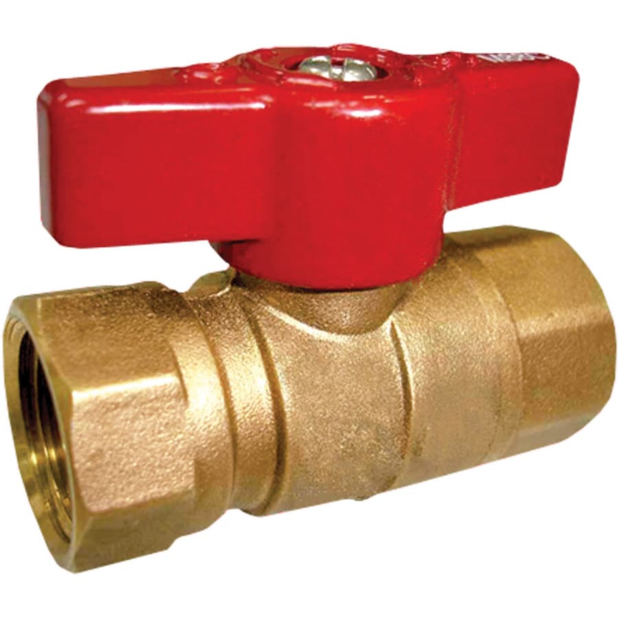 AMERICAN VALVE Gas Service Valve Brass 1-in Fnpt Ball Valve at Lowes.com