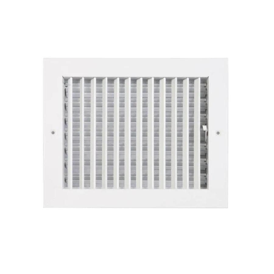 Air Register Wall Ceiling White Steel 2 Way Ac Heat Vent