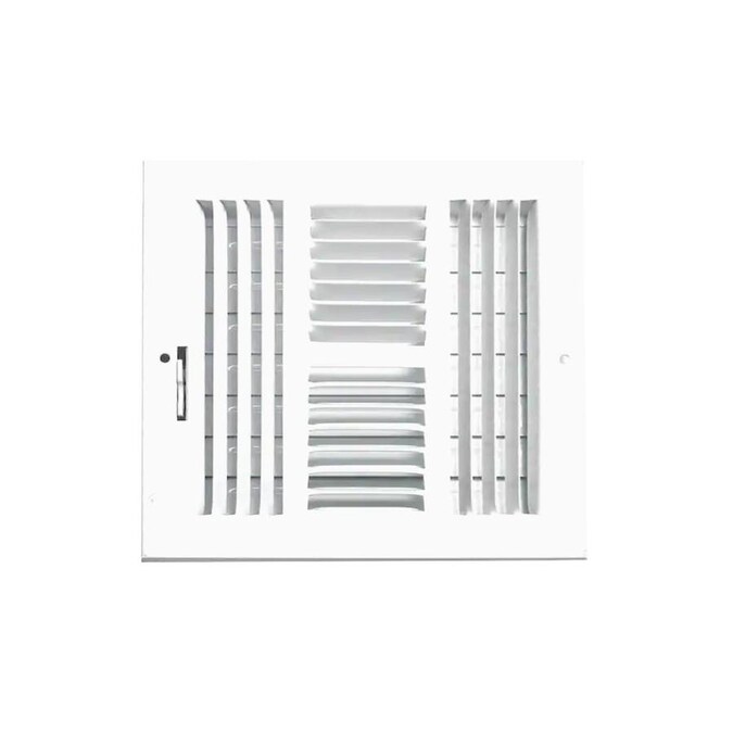 Accord Ventilation White Steel Sidewall Ceiling Register Duct Accord Ventilation White Steel Sidewall