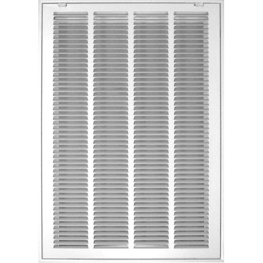 30 in. x 14 in. Steel Return Air Grille in White