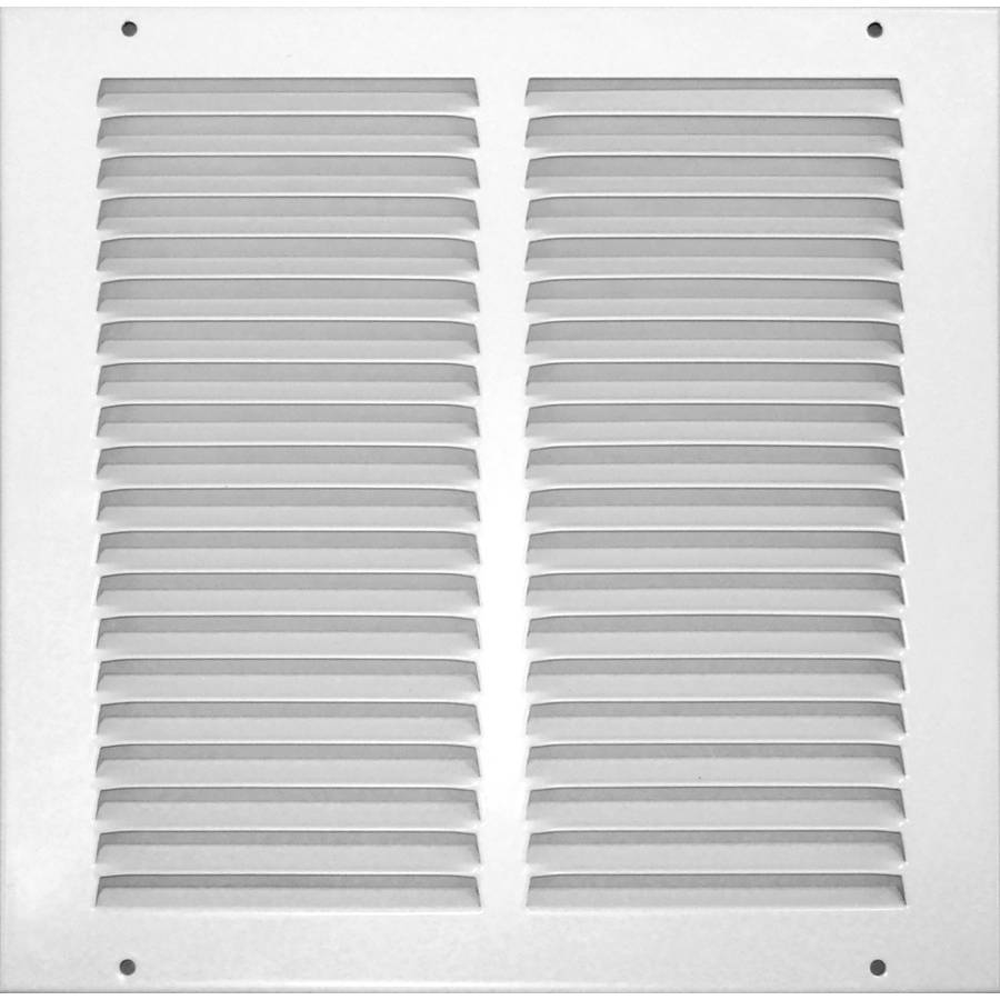 Accord ABRGWH 88 8-in x 8-in White Steel Return Grille