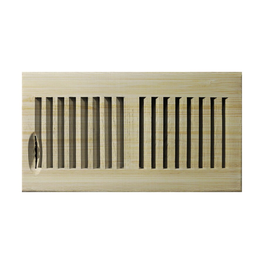Accord 6in x 10in Unfinished Wood Floor Register at