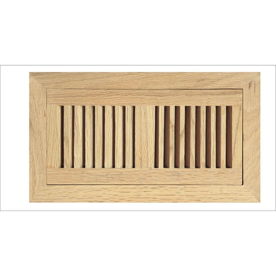 Accord Select Oak Unfinished Wood Floor Register Duct Accord Select Oak Unfinished Wood Floor Register Duct Opening 6 In X