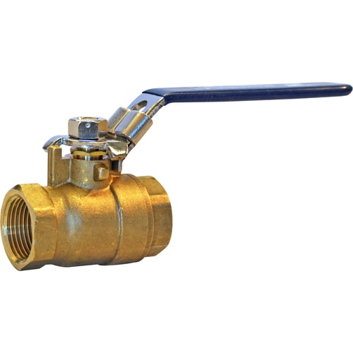 AMERICAN VALVE 3/4-in Brass Female In-Line Ball Valve at Lowes.com