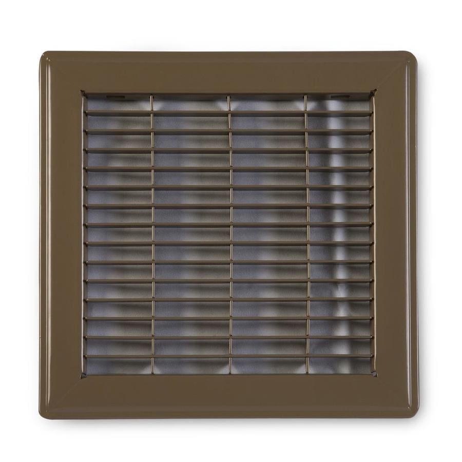 Accord Ventilation Brown Louvered Floor Grilles (Rough Opening 10in x