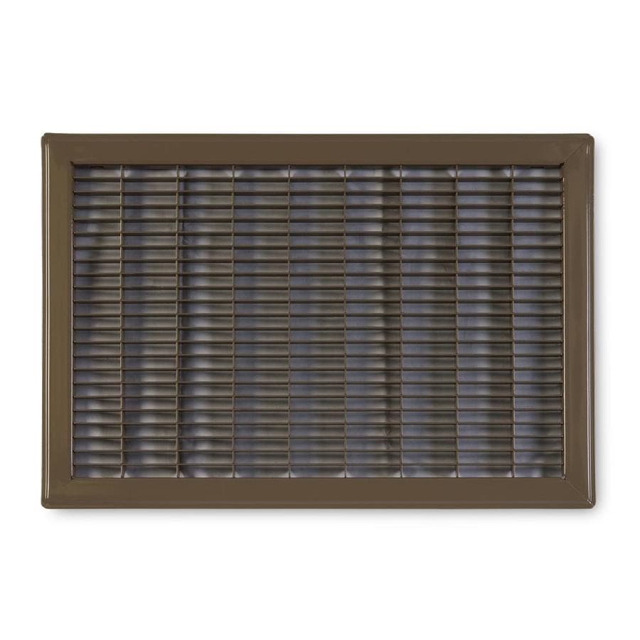 Accord Ventilation Brown Louvered Floor Grilles (Rough Opening 12in x