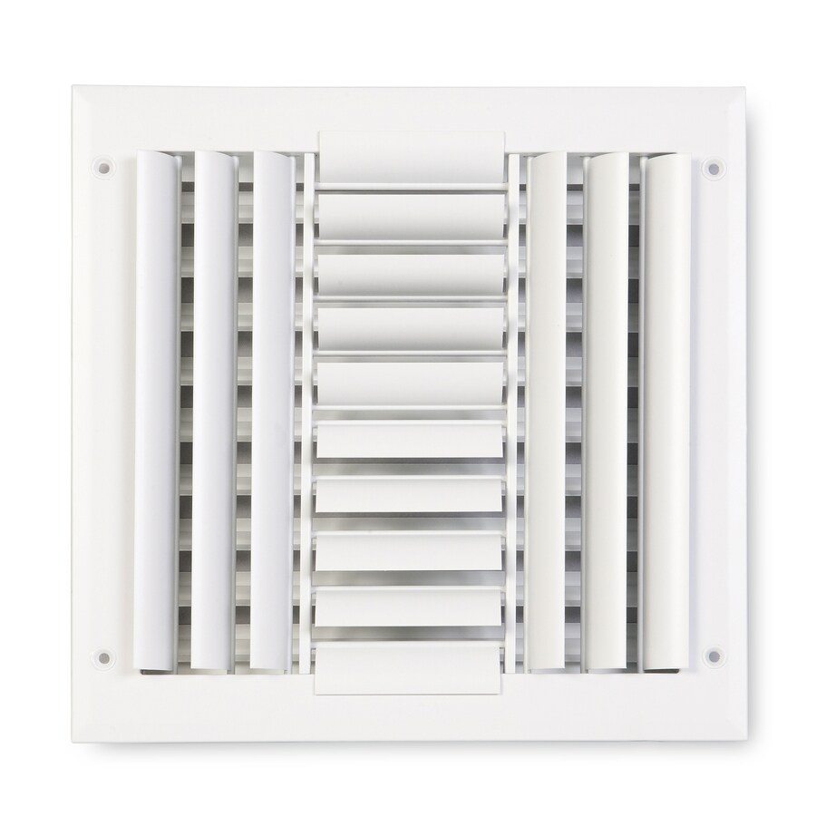 4 Way Curved Sidewall Ceiling Registers At Lowes Com
