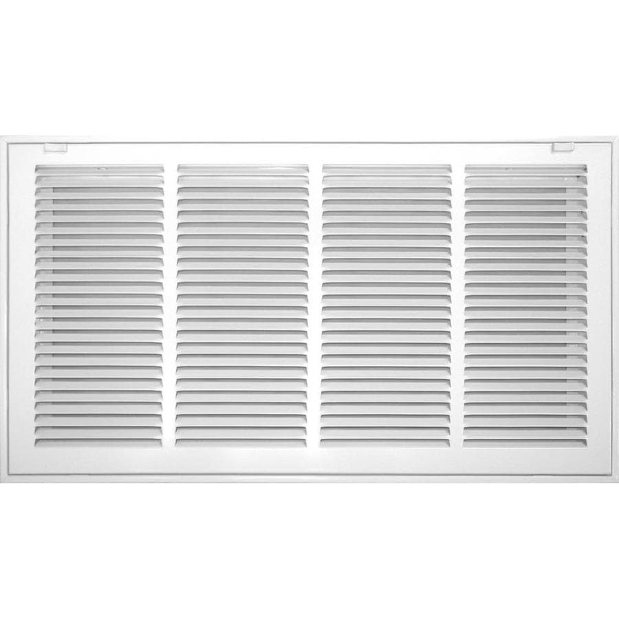 Accord Ventilation White Steel Louvered Sidewall/Ceiling Grilles (Rough Opening: 16-in x 24-in; Actual: 18.57-in x 26.57-in)