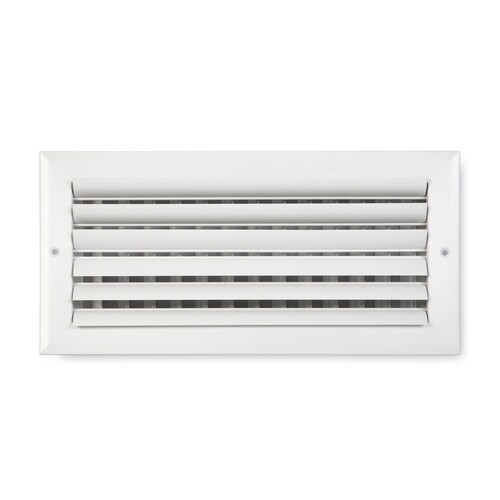 Accord Ventilation White Aluminum Sidewall/Ceiling Register (Duct