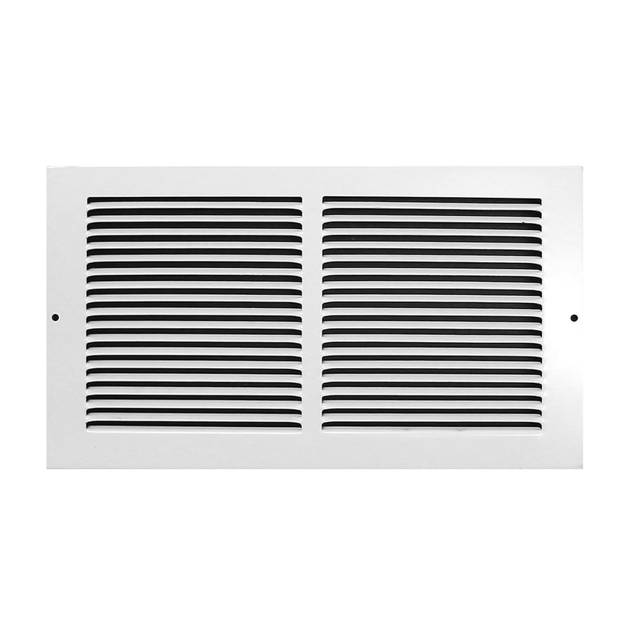 Accord Ventilation White Louvered Sidewall/Ceiling Grilles (Rough ...