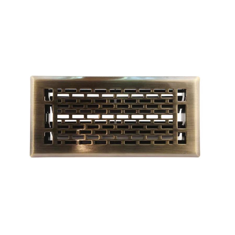 Accord Select Manhattan Antique Brass Floor Register Duct Opening