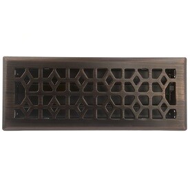 UPC 611918107264 product image for allen + roth Marquis Oil-Rubbed Bronze Steel Floor Register (Rough Opening: 12-i | upcitemdb.com