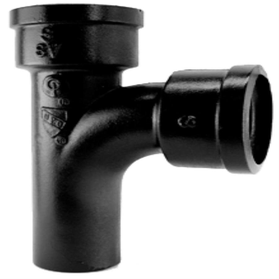 Charlotte Pipe 4 in X 2 in Dia Sanitary Tee Cast Iron Fitting At Lowes