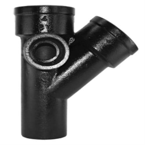 Charlotte Pipe 4-in dia Wye Cast Iron Fitting in the Cast Iron Pipe