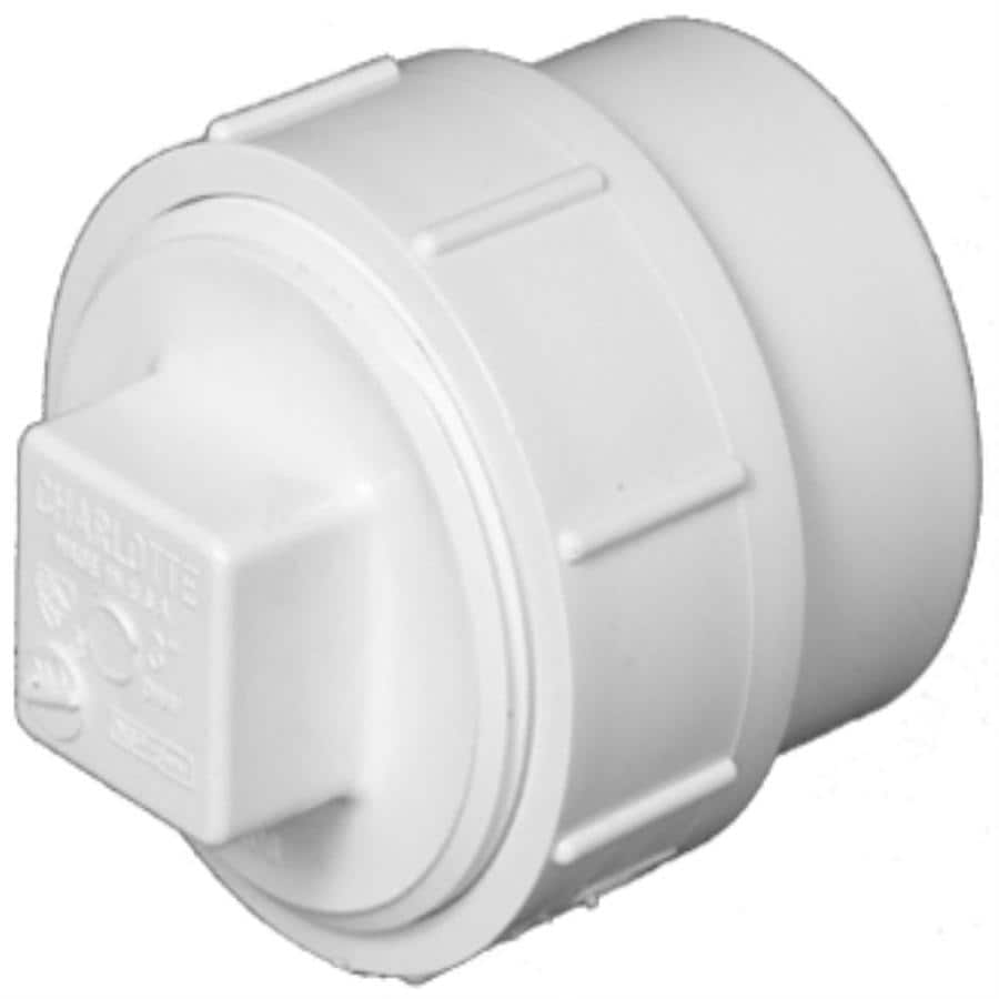 Charlotte Pipe 6-in x 6-in dia PVC Schedule 40 Spigot Cleanout Adapter