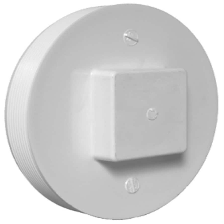 Charlotte Pipe 4-in x 4-in dia PVC Schedule 40 Male Cleanout Plug ...