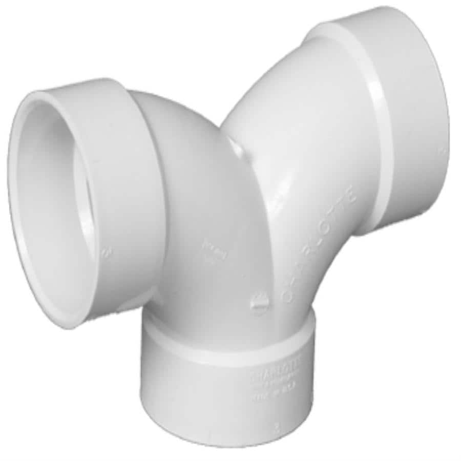 elbow fitting pvc degree charlotte pipe hub schedule dia lowes